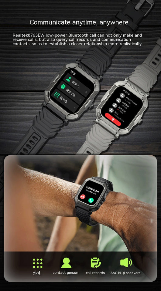 Reloj Deportivo Inteligente Resistente al Agua con Llamadas Bluetooth y Monitor Cardíaco - Image 21