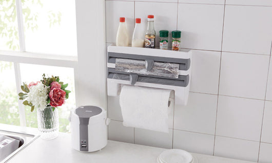 Dispensador Organizador de Cocina 4 en 1 para Papel, Foil y Film - Image 11