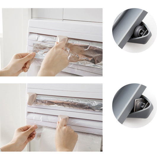 Dispensador Organizador de Cocina 4 en 1 para Papel, Foil y Film - Image 12