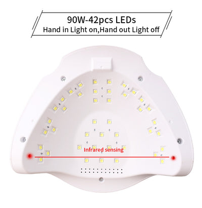 Lámpara LED de Fotopolimerización 90W con 42 Accesorios y Temporizador - Image 25