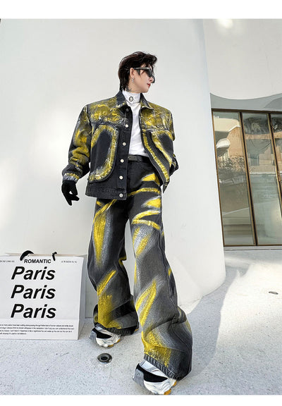Chaqueta y Pantalón Denim Hombre Corte Relajado - Image 22