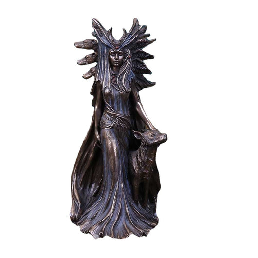 Estatua de la Diosa Hécate con Perro - Artesanía en Resina - Image 12