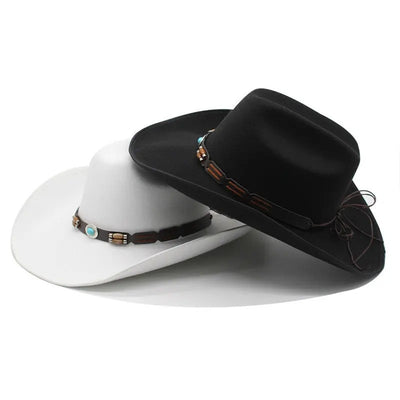 Conjunto Western: Gorro de Lana Turquesa, Cinturón y Denim Auténtico - Image 15