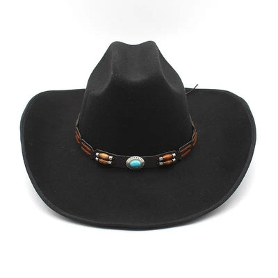 Conjunto Western: Gorro de Lana Turquesa, Cinturón y Denim Auténtico - Image 16