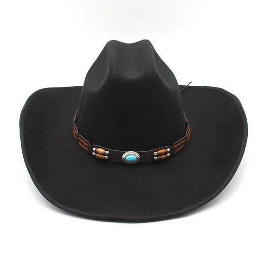 Conjunto Western: Gorro de Lana Turquesa, Cinturón y Denim Auténtico - Image 16