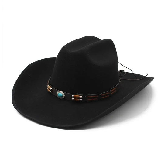 Conjunto Western: Gorro de Lana Turquesa, Cinturón y Denim Auténtico - Image 17