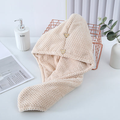 Gorro Secador de Cabello Piña Grid Terciopelo Coral - Image 12