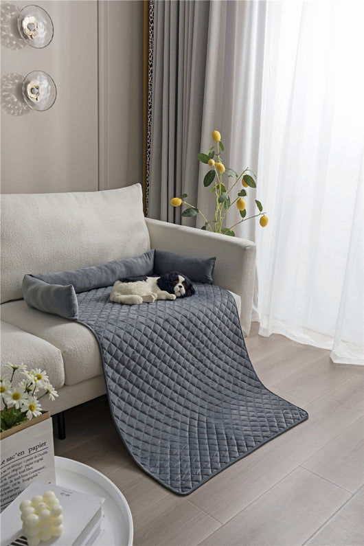 Sofá Cama para Perros Grandes - Cojín Térmico Ortopédico con Protector de Muebles - Image 32