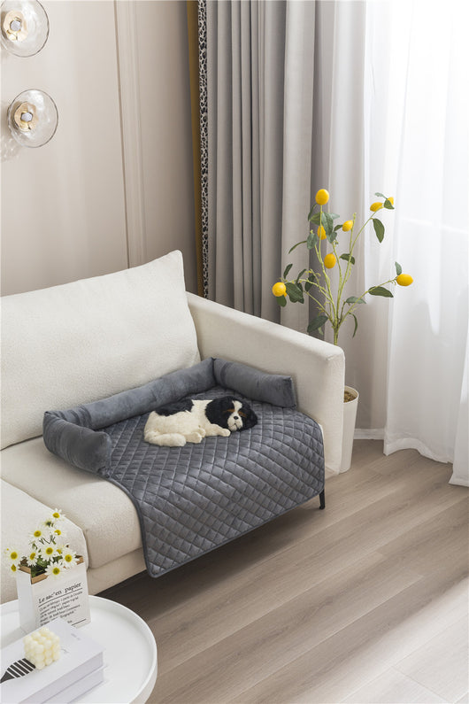 Sofá Cama para Perros Grandes - Cojín Térmico Ortopédico con Protector de Muebles - Image 35