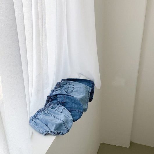Shorts de Mezclilla Estilo Coreano para Bebé y Niño Pequeño - Image 34