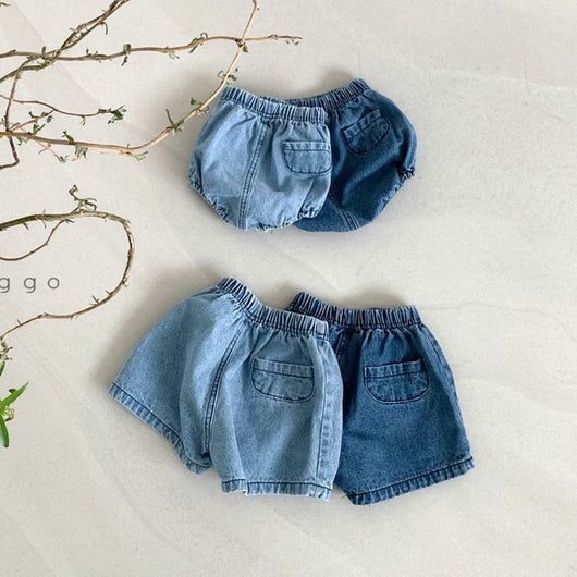 Shorts de Mezclilla Estilo Coreano para Bebé y Niño Pequeño - Image 35