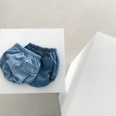 Shorts de Mezclilla Estilo Coreano para Bebé y Niño Pequeño - Image 39