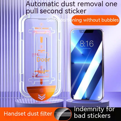 Protector de Pantalla Templado con Sistema de Extracción de Polvo - Image 11