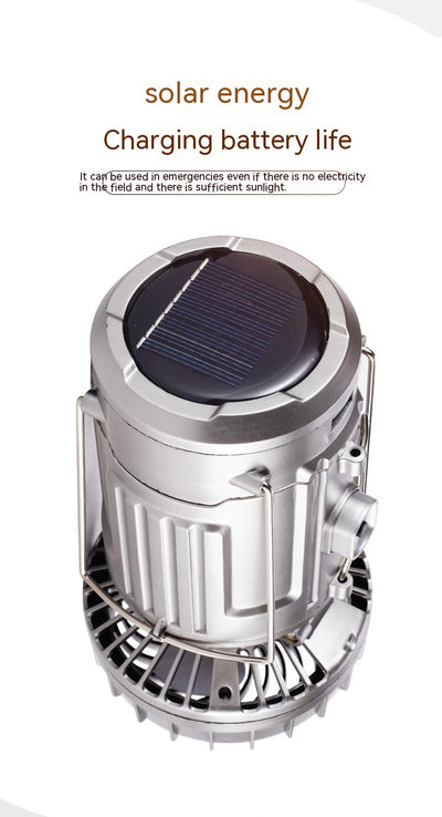 Linterna LED Solar Portátil para Camping con Carga USB - Image 8