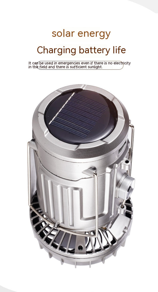 Linterna LED Solar Portátil para Camping con Carga USB - Image 8