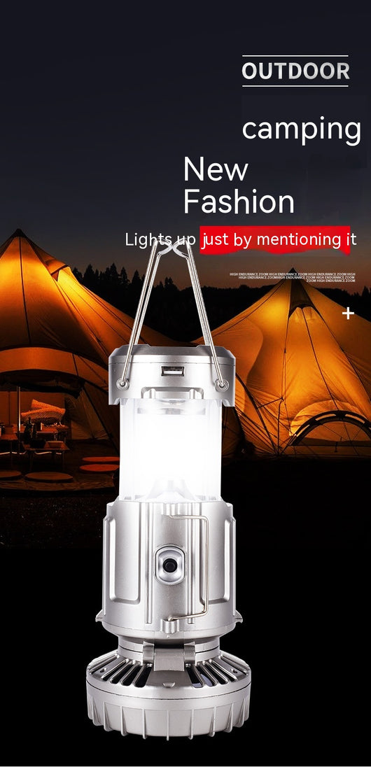 Linterna LED Solar Portátil para Camping con Carga USB - Image 18