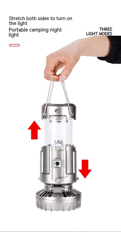 Linterna LED Solar Portátil para Camping con Carga USB - Image 19