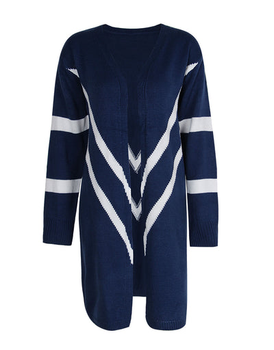 Cardigan Geométrico Irregular en Punto - Image 12