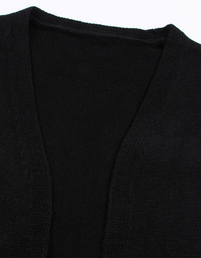 Cardigan Geométrico Irregular en Punto - Image 14