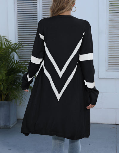 Cardigan Geométrico Irregular en Punto - Image 18