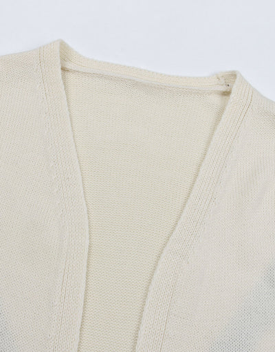 Cardigan Geométrico Irregular en Punto - Image 19