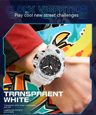 Reloj Despertador Multifuncional con Luz Verde y Sensor Fotoeléctrico - Resistente al Agua y Golpes - Image 30