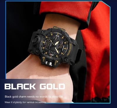 Reloj Despertador Multifuncional con Luz Verde y Sensor Fotoeléctrico - Resistente al Agua y Golpes - Image 32