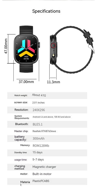 Reloj Inteligente con Monitor Cardíaco Bluetooth - Image 50