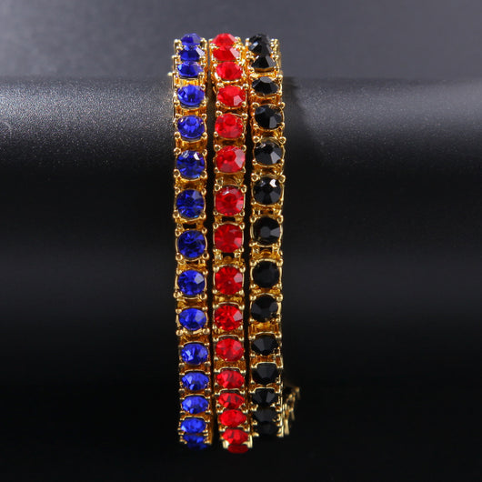 Pulsera Hip Hop Diamante Iced Out Cadena Tenis Zirconia Brillante - Image 9