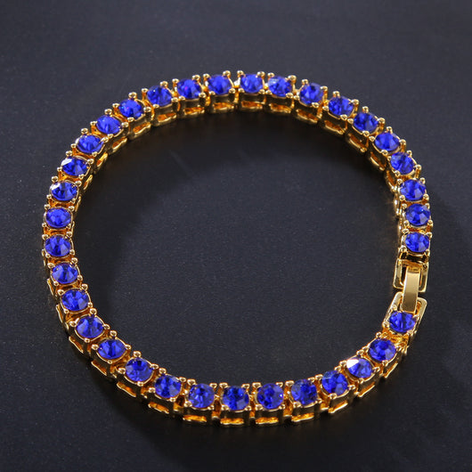 Pulsera Hip Hop Diamante Iced Out Cadena Tenis Zirconia Brillante - Image 12
