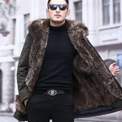 Abrigo de Gamuza Extrapesado para Hombre - Image 9