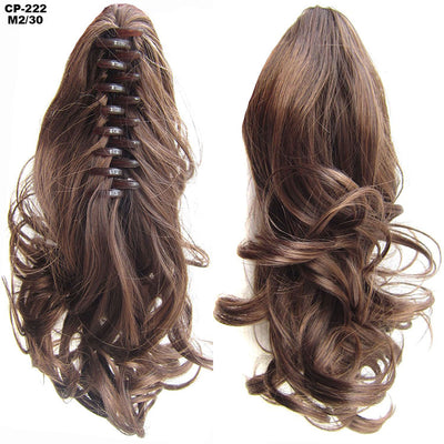 Extensión de Cabello Ondulado Largo con Clip - Peluca Postiza Gris Natural - Image 32