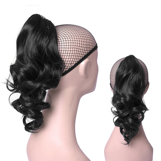Extensión de Cabello Ondulado Largo con Clip - Peluca Postiza Gris Natural - Image 33
