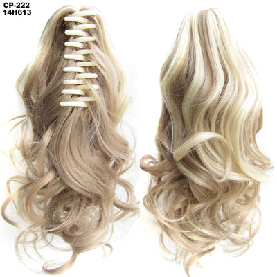 Extensión de Cabello Ondulado Largo con Clip - Peluca Postiza Gris Natural - Image 49