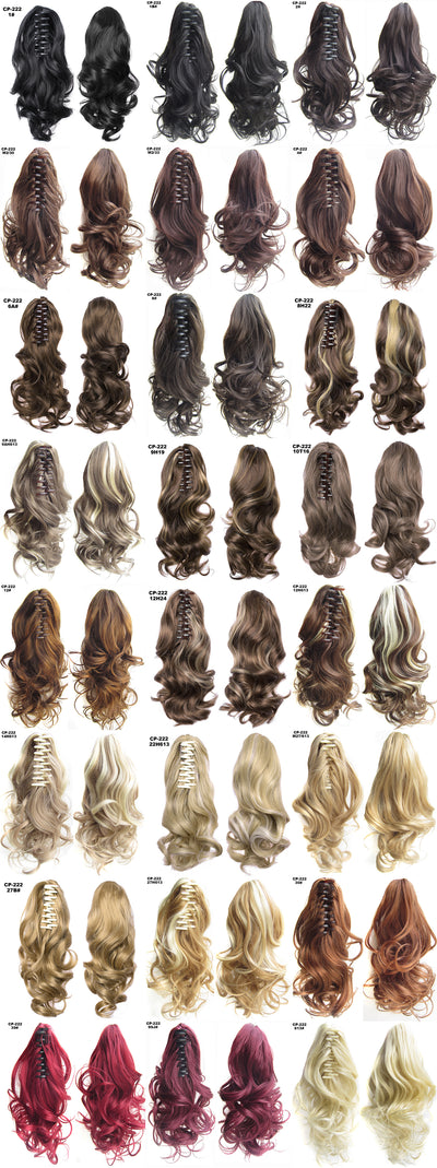 Extensión de Cabello Ondulado Largo con Clip - Peluca Postiza Gris Natural - Image 66