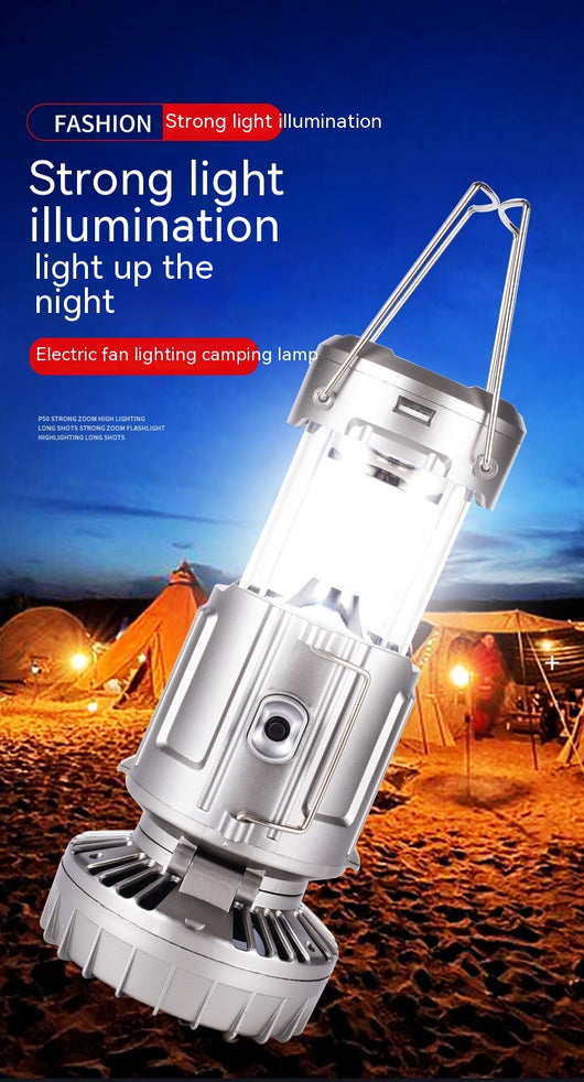 Linterna LED Solar Portátil para Camping con Carga USB - Image 23