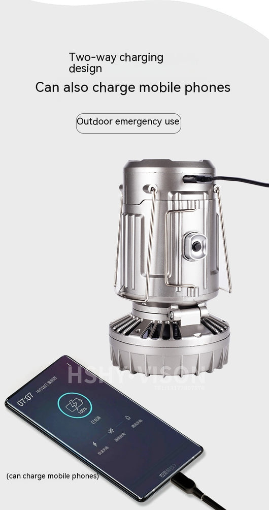 Linterna LED Solar Portátil para Camping con Carga USB - Image 26