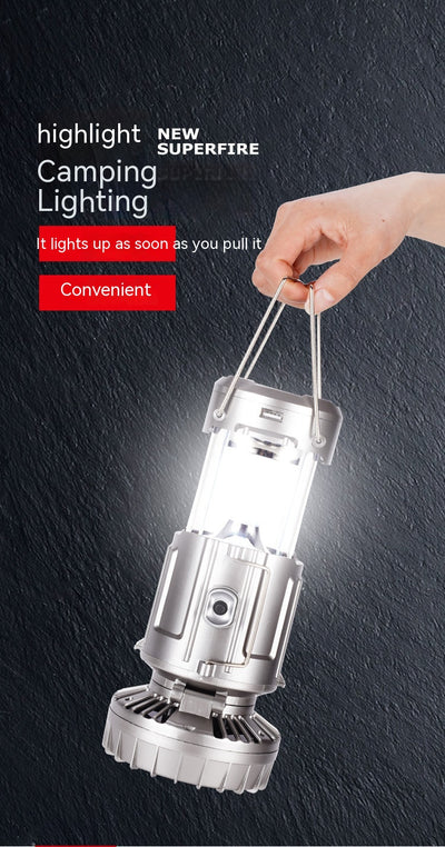 Linterna LED Solar Portátil para Camping con Carga USB - Image 28