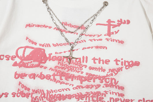 Playera Unisex con Letra Personalizada de Manga Corta - Image 8