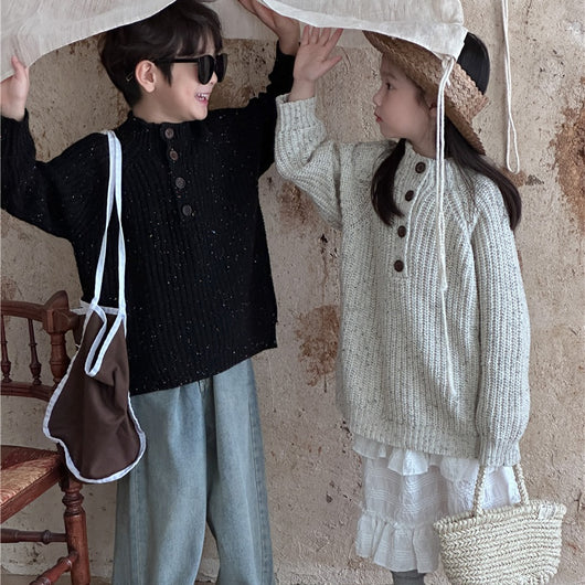 Suéter Infantil Retro Holgado - Diseño Chic Primavera - Image 12