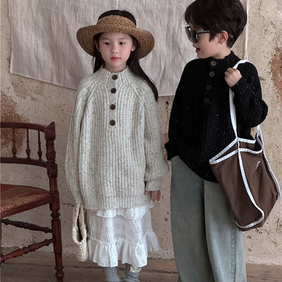 Suéter Infantil Retro Holgado - Diseño Chic Primavera - Image 18