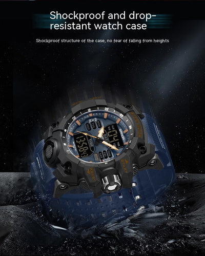 Reloj Despertador Multifuncional con Luz Verde y Sensor Fotoeléctrico - Resistente al Agua y Golpes - Image 46