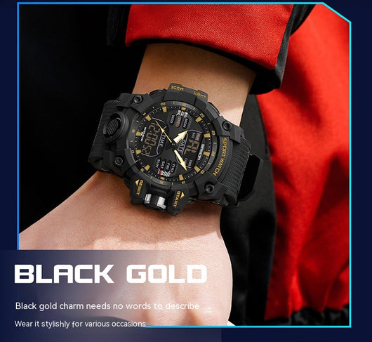 Reloj Despertador Multifuncional con Luz Verde y Sensor Fotoeléctrico - Resistente al Agua y Golpes - Image 54