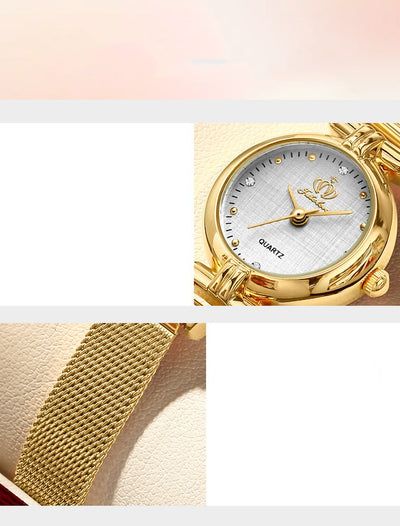 Reloj de Cuarzo Elegante para Estudiantes con Correa de Malla - Image 21