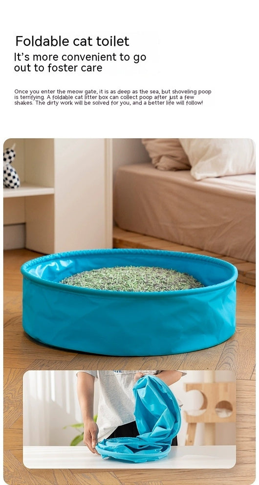 Arenero Portátil Plegable para Gatos - Diseño Semi-cerrado - Image 17