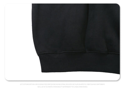 Sudadera con Capucha Acolchada de Terciopelo y Contraste de Colores - Image 26