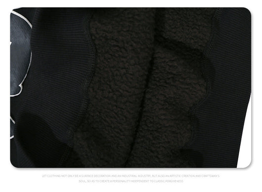 Sudadera con Capucha Acolchada de Terciopelo y Contraste de Colores - Image 33