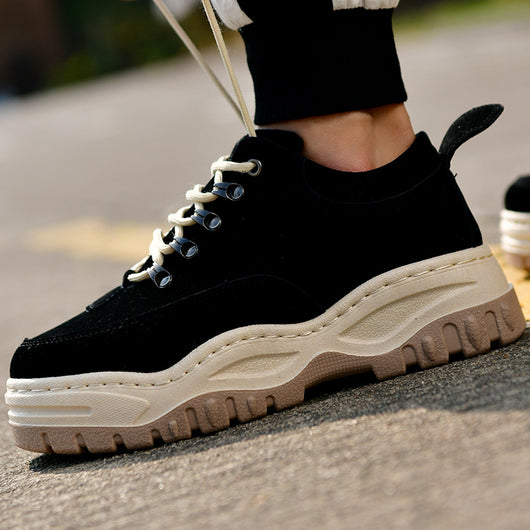Zapatos Retro con Plataforma para Hombre - Estilo Versátil - Image 11