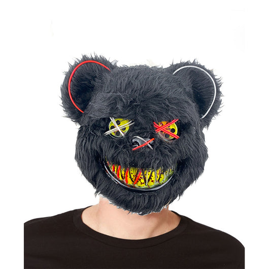 Máscara Luminosa de Oso Sangriento EL para Festivales de Música y DJ - Image 17