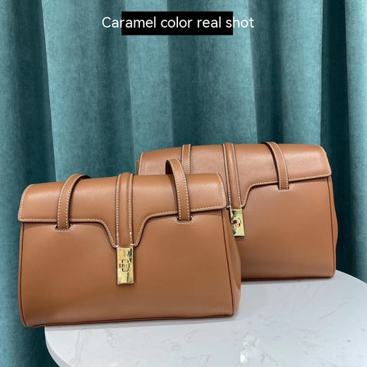 Bolso Tote de Cuero Genuino de Gran Capacidad - Image 15